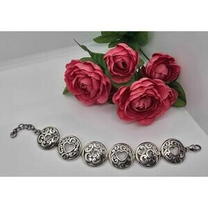 Brighton Contempo Heart Link Bracelet & Collectible Heart Tin **Retired**